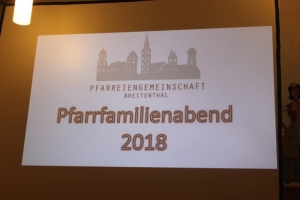 Pfarrfamilienabend 2018